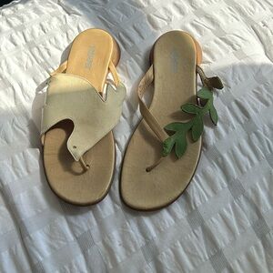 Camper Leaf and Bird Sandals
